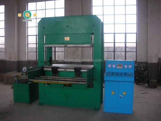 Rubber Floor Tile Making Machine / Waste Tire Recycling Machinery 350*350