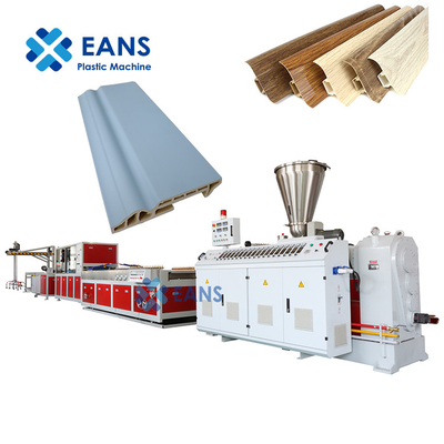 Plastic Sheet UPVC WPC PVC Curling Board Strip Corners Tiles Making Machine / Extrusion Production Line